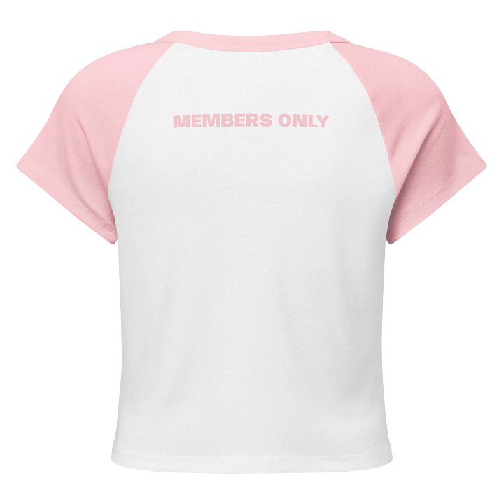 Hot Moms Club “Members Only” Raglan Tee – Pink Edition product image (2)