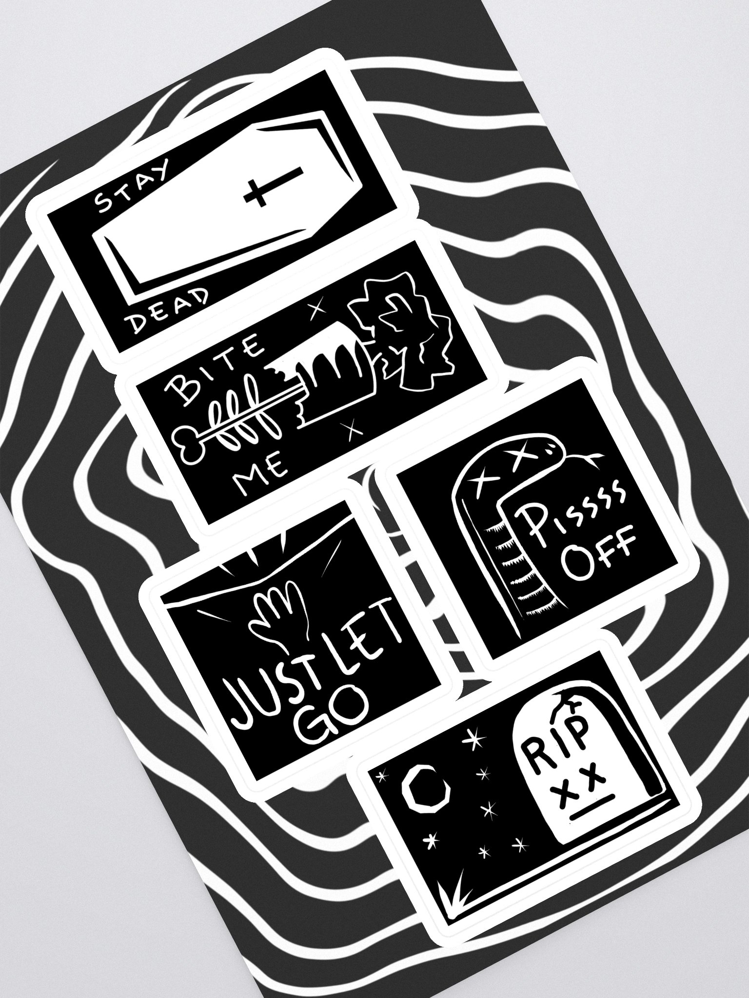 DEATH BY BOOTY XX STICKER PACK B-SIDES product image (1)