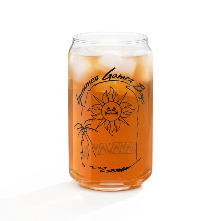 Summer Gamer Boys Beer-Shaped Glass product image (1)