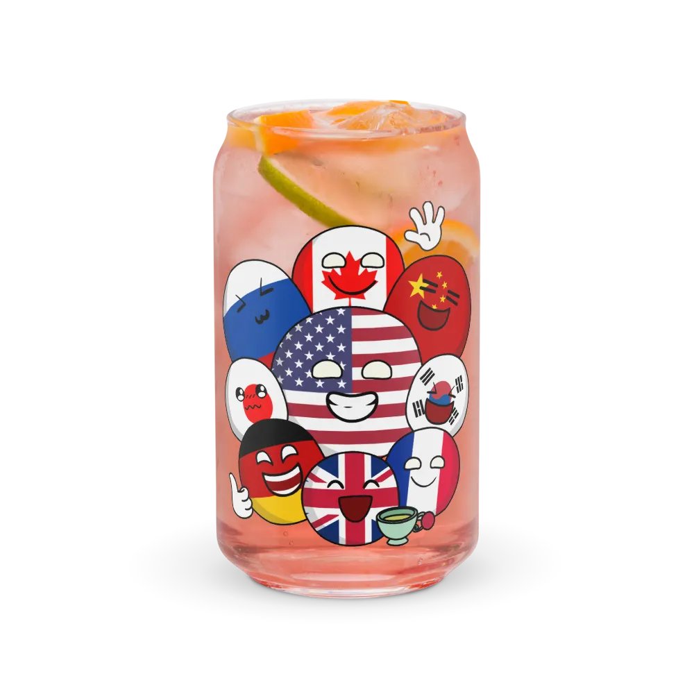 Countryball Can-Shaped Glass product image (7)
