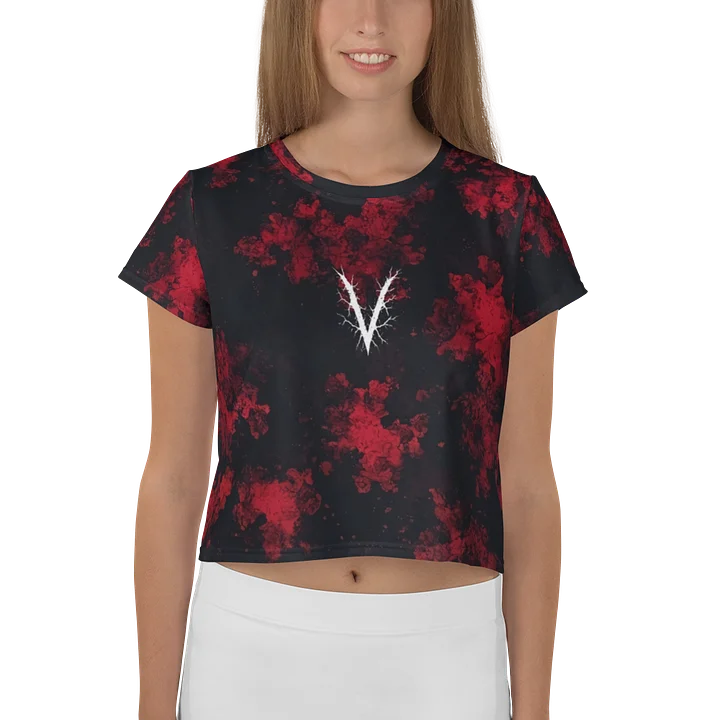 Crimson Abyss Crop Tee product image (1)