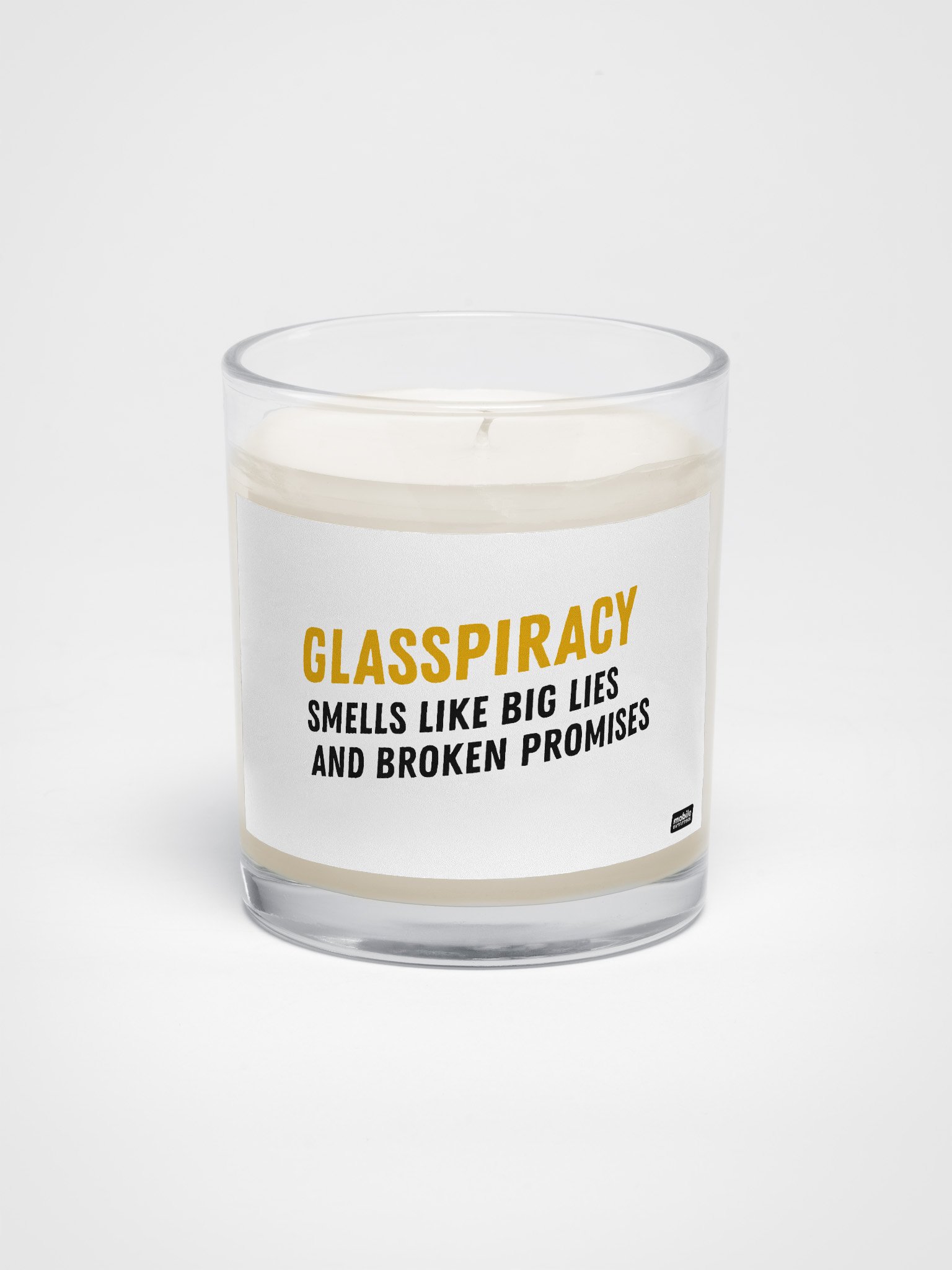 Glasspiracy Candle - Smells Like Big Lies product image (1)