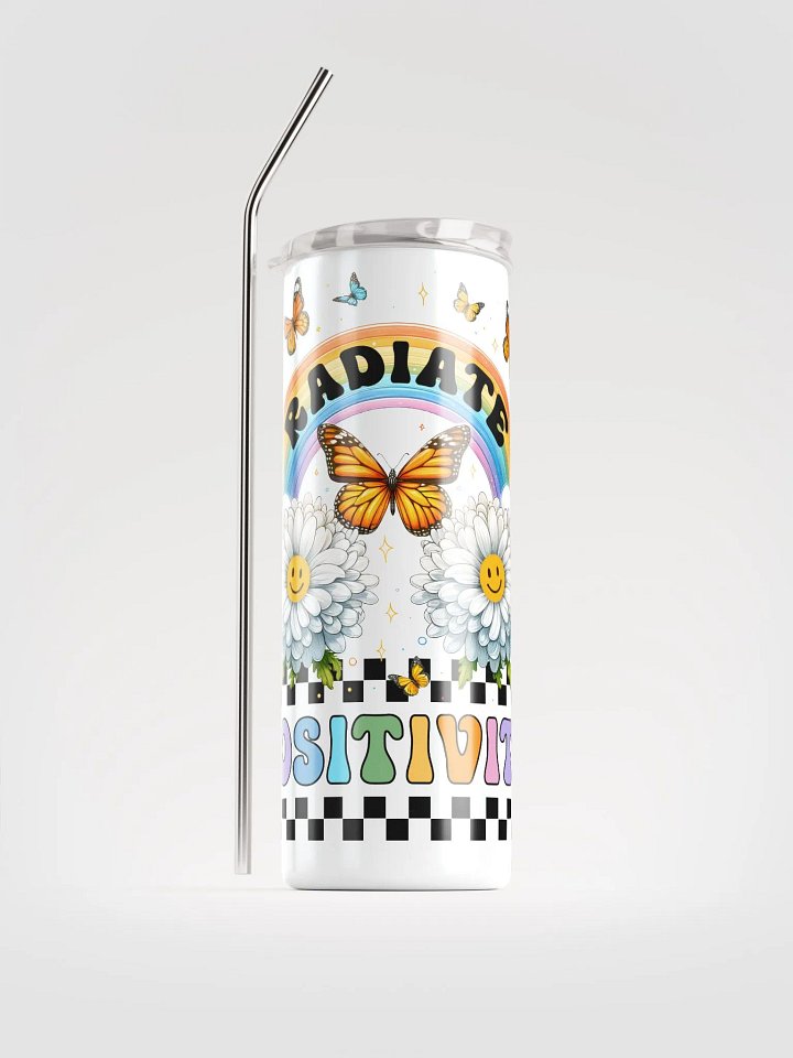 Radiate Positivity Stainless Steel Tumbler product image (1)