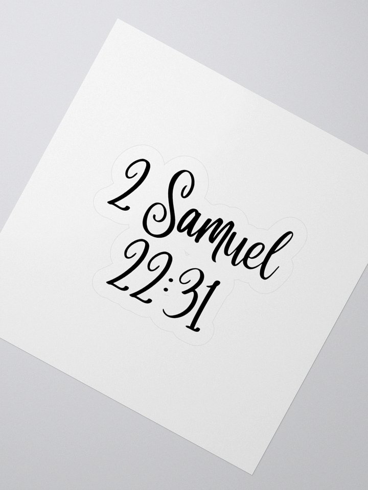 2 Samuel 22:31 product image (6)
