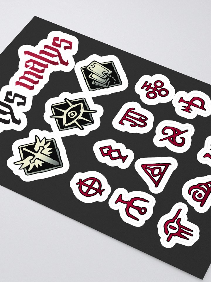 Malys Logo and Rune Sticker Sheet product image (2)