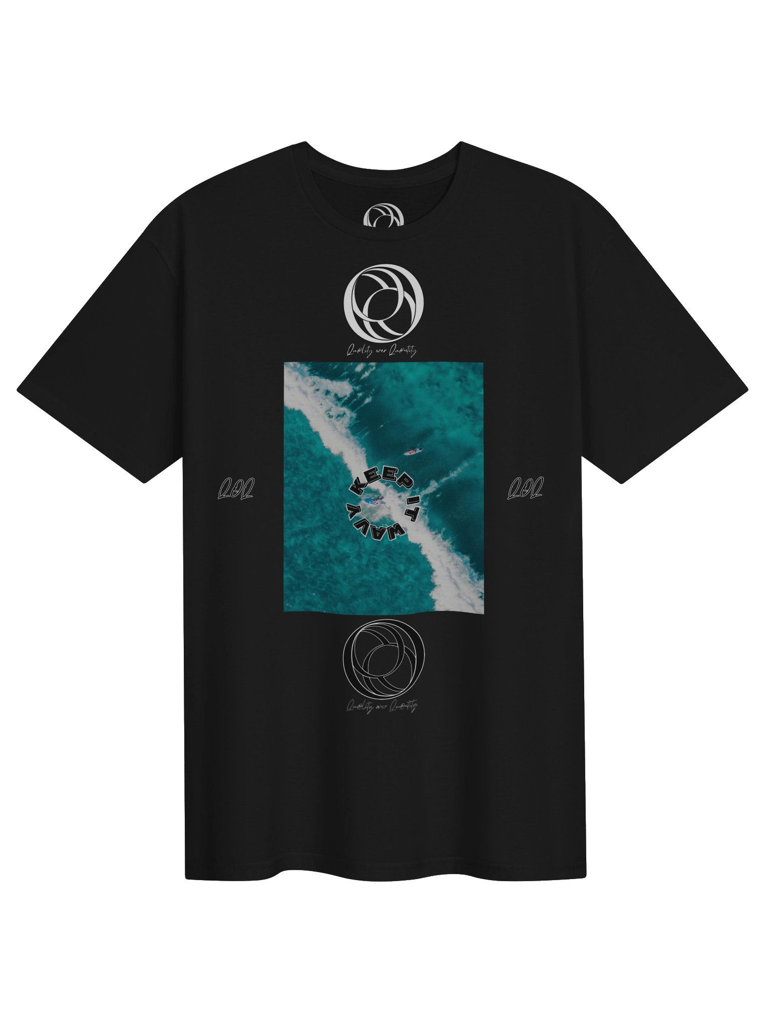 Qu@lity over Qu@ntity Keep It Wavy Tee product image (1)