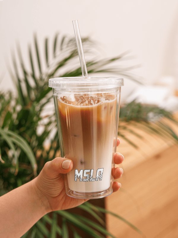 MSLA Spring 2026 - Double Wall Clear Plastic Tumbler product image (2)