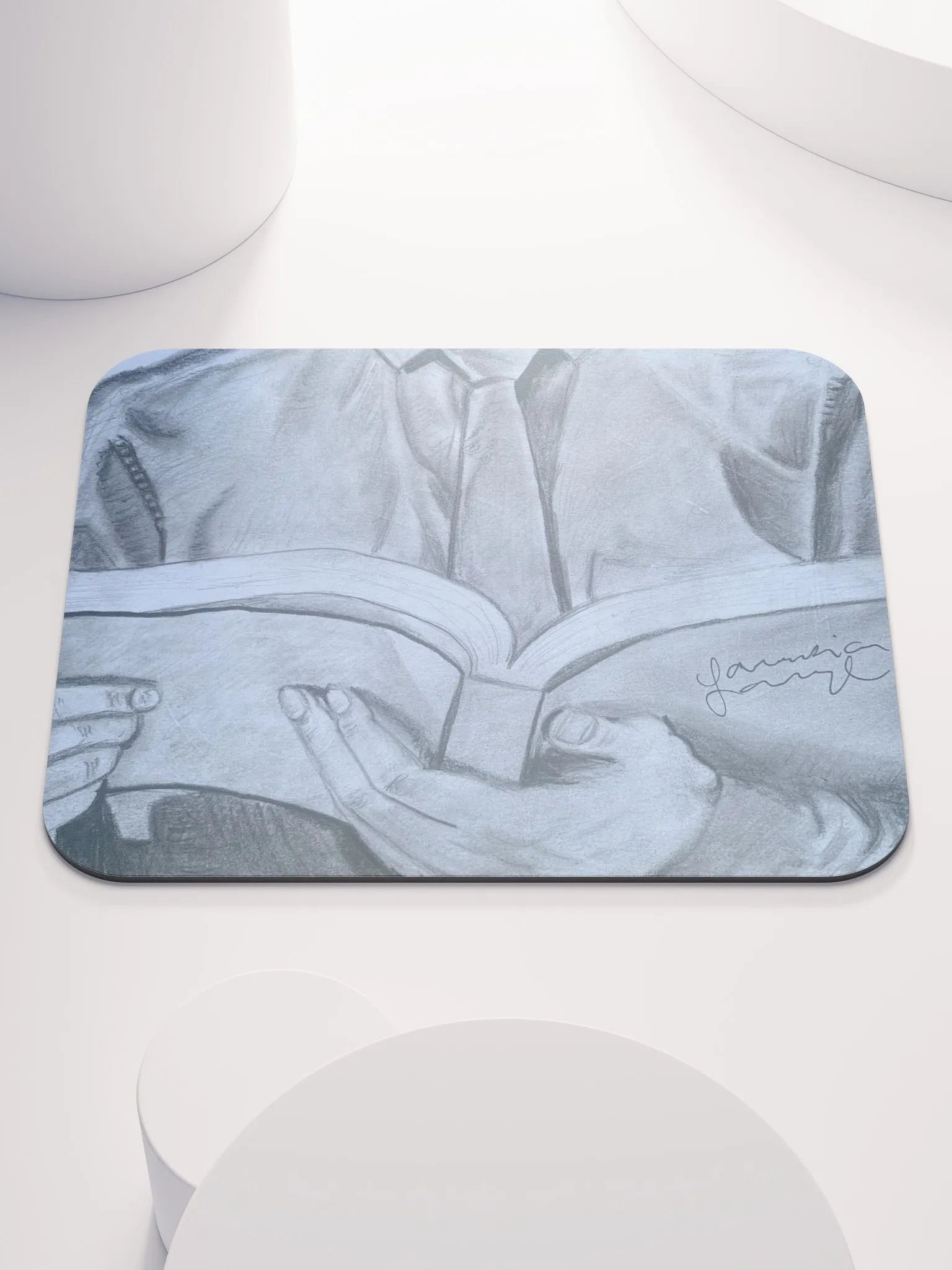 Literary Elegance Mouse Pad product image (1)