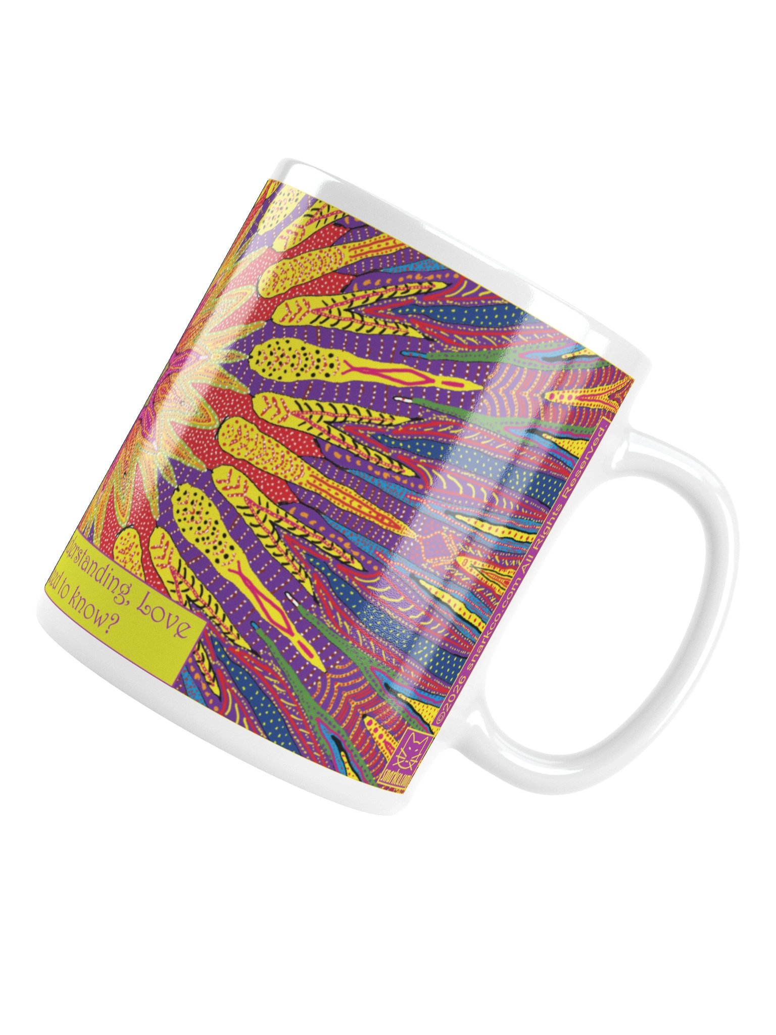 Inspirational mug: "Empathy, Compassion, Understanding, Love. What more do you need to know?" product image (6)