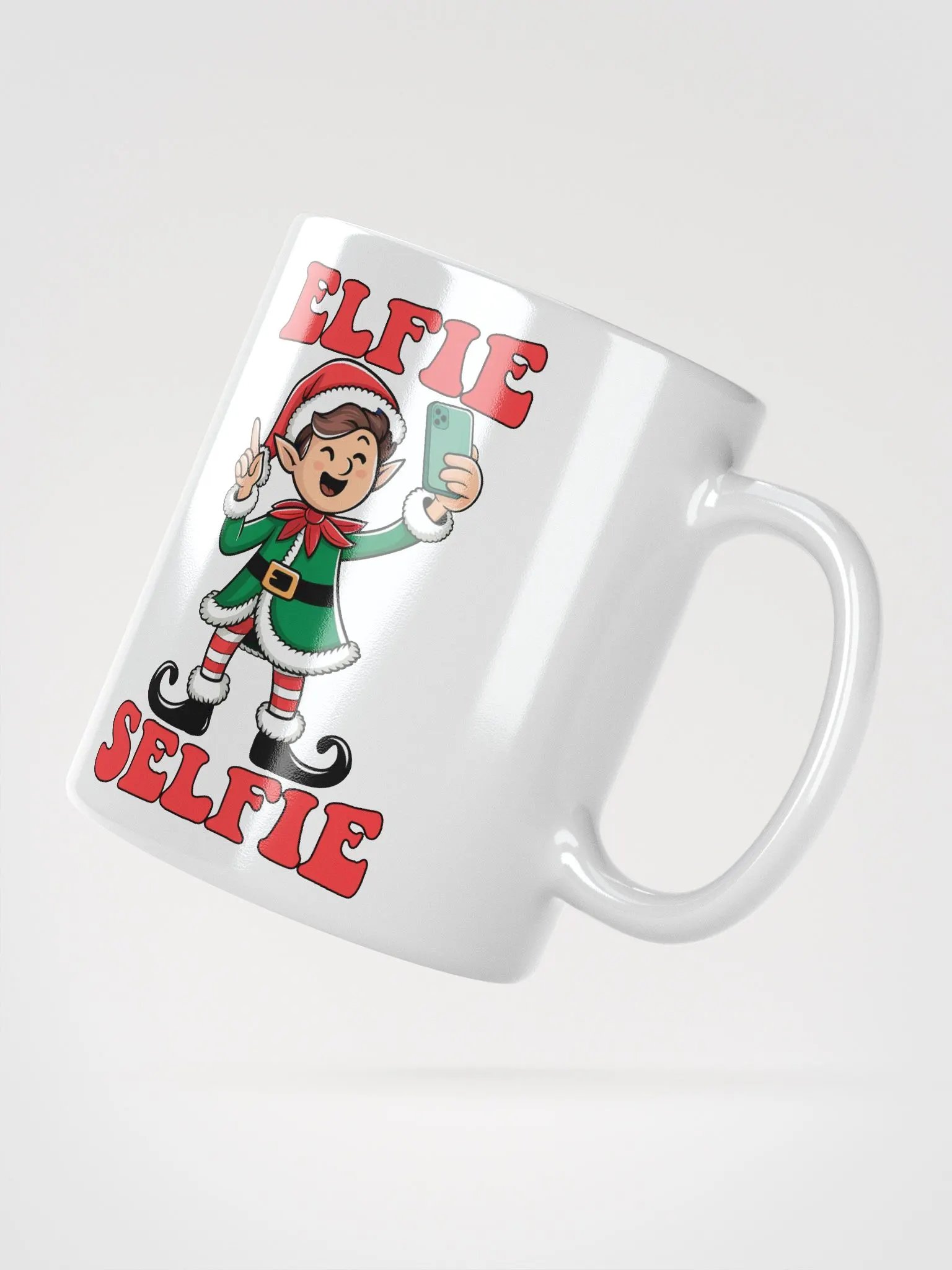 Elfie Selfie Christmas Mug product image (3)