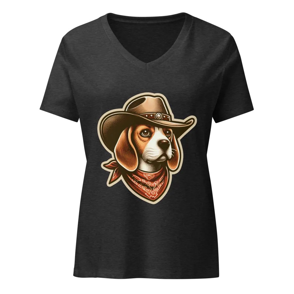 Cowboy Beagle - V-neck product image (3)