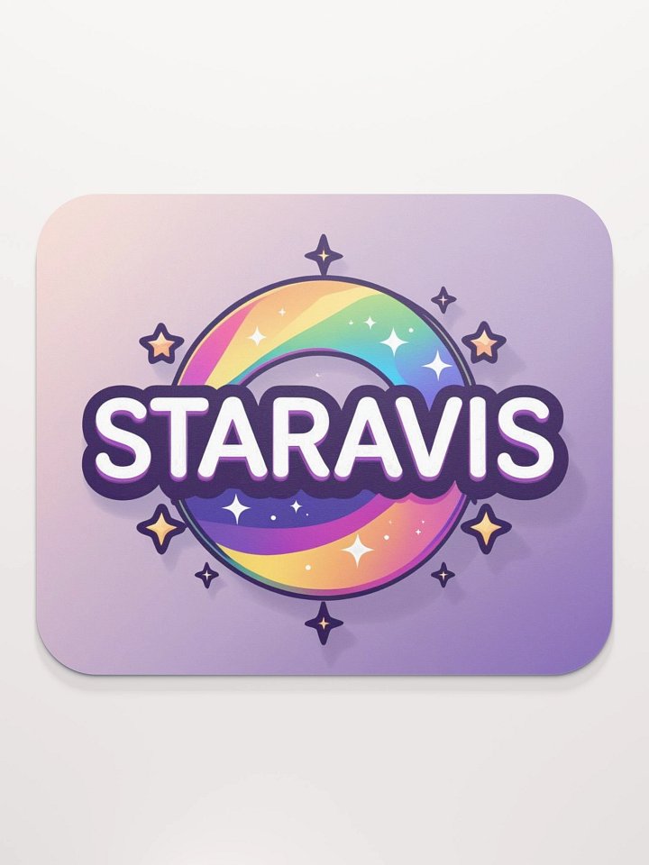 Rainbow Star Mouse Pad product image (2)