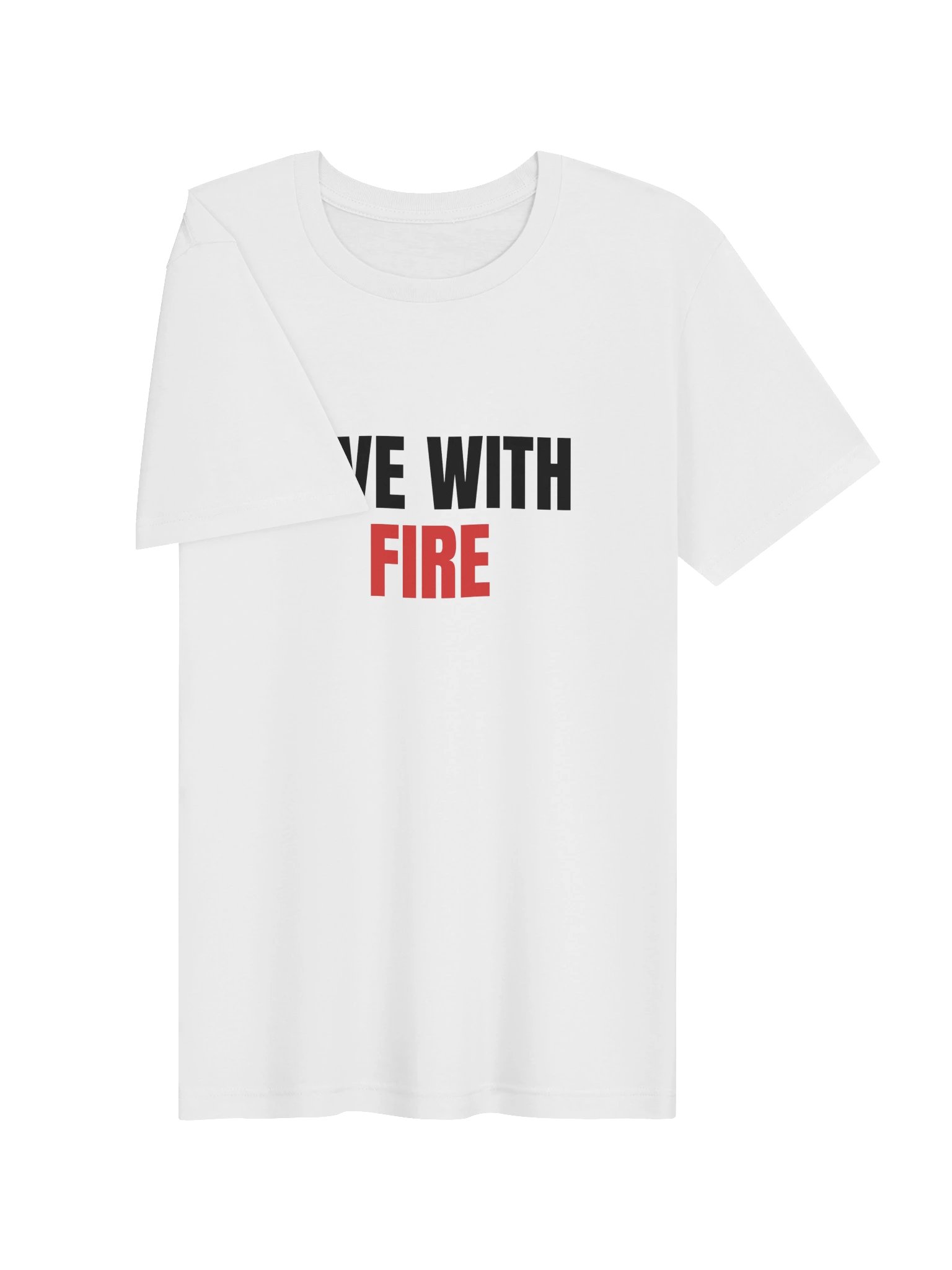 Live With Fire T-Shirt, White product image (3)
