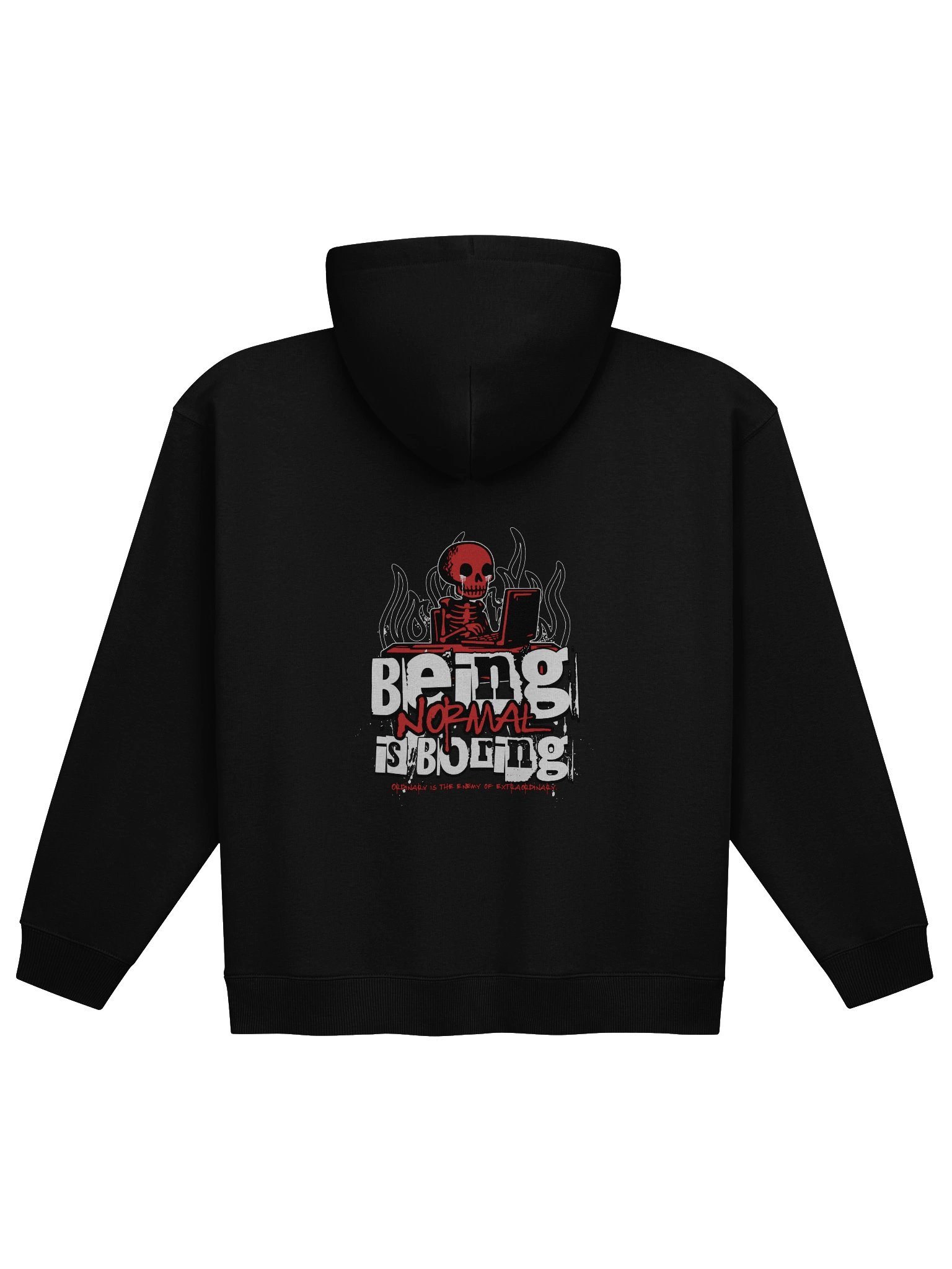 Extraordinary Skeleton Organic Hoodie product image (2)