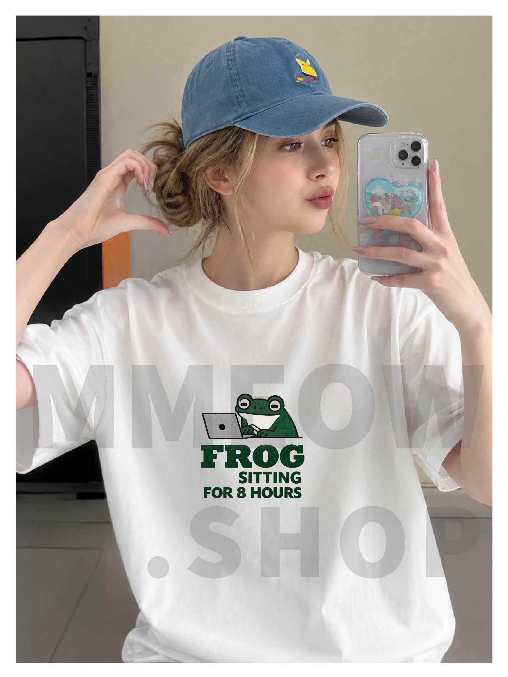 Frog sitting for 8 hours T - SHIRT PRINTED product image (85)