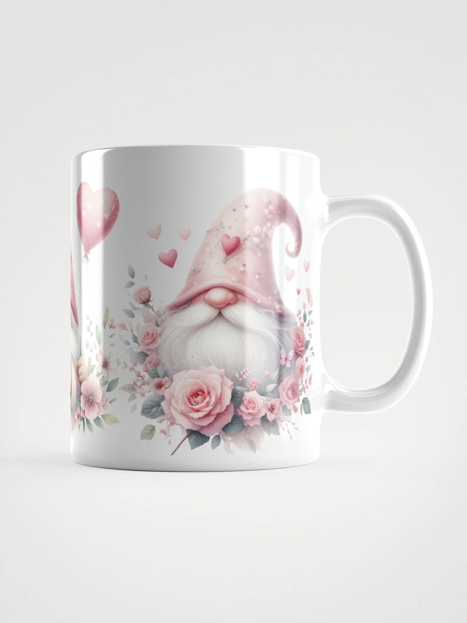 Valentine Pink Gnome Mug product image (4)