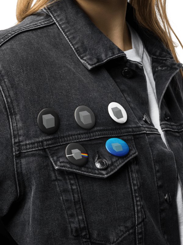 5 x Delete Me Button Pins product image (2)