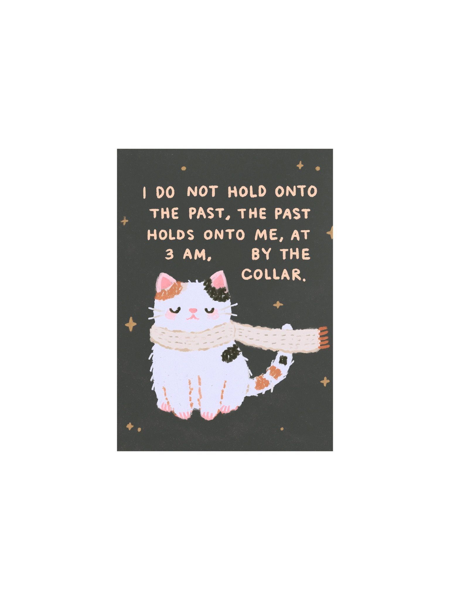 3 AM Cat Quote Poster product image (3)