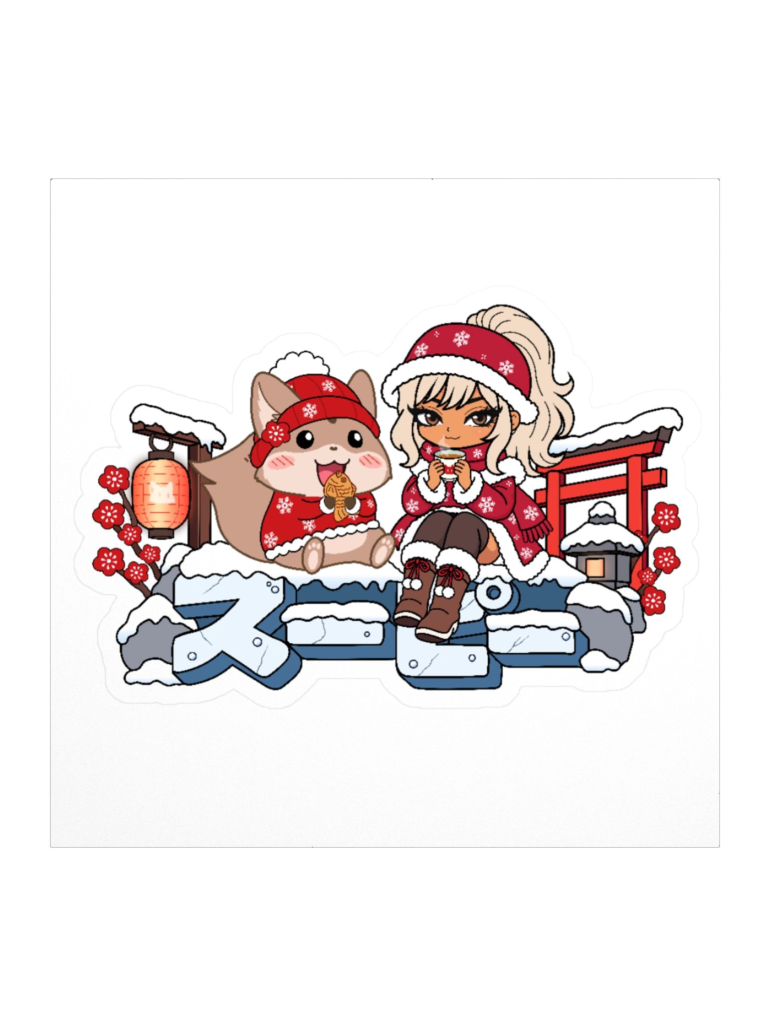 Soupy's & Momo's Fuyu Yasumi Sticker product image (1)