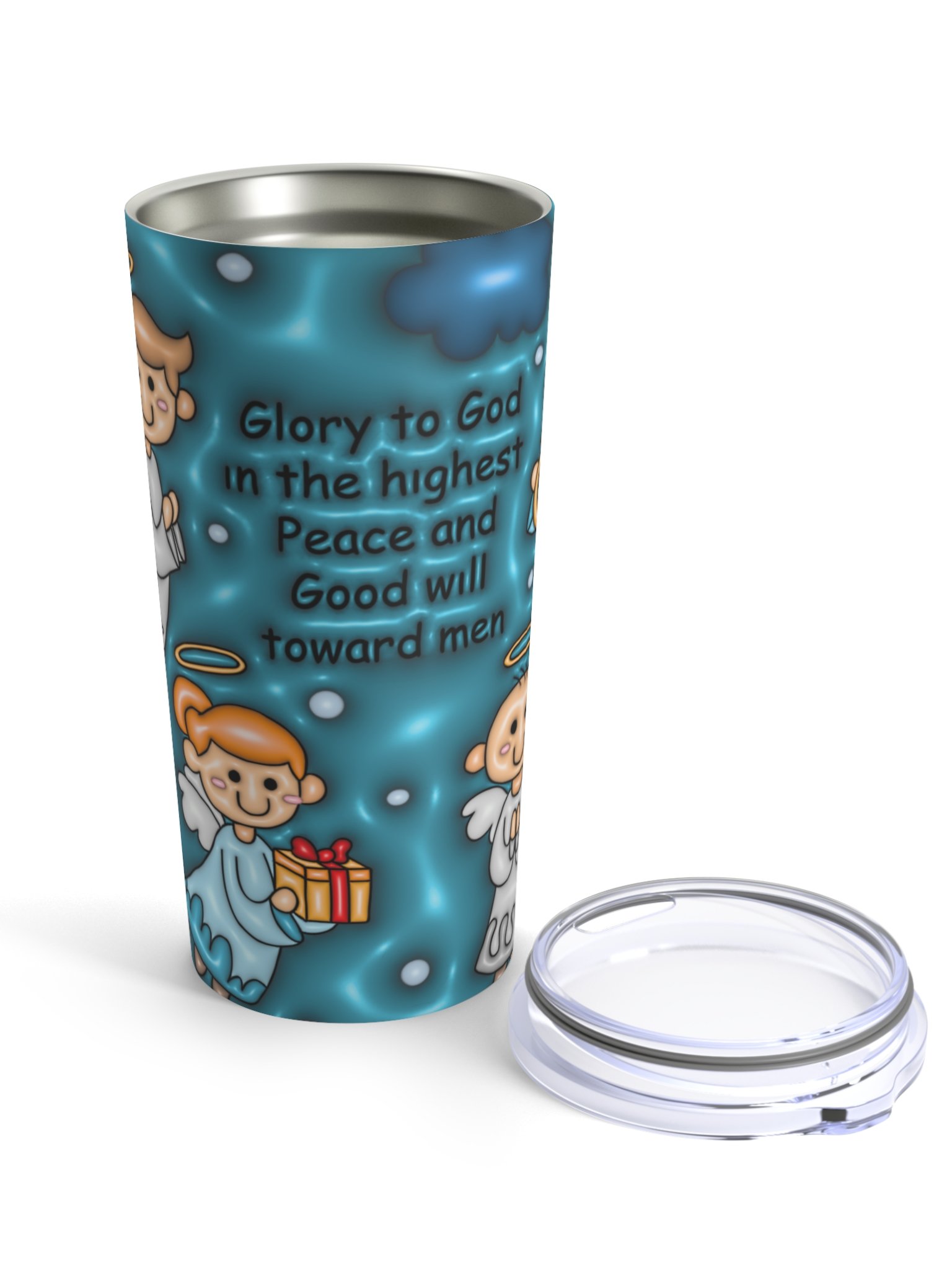 Heavenly Angels Christmas Stainless Steel Tumbler product image (6)