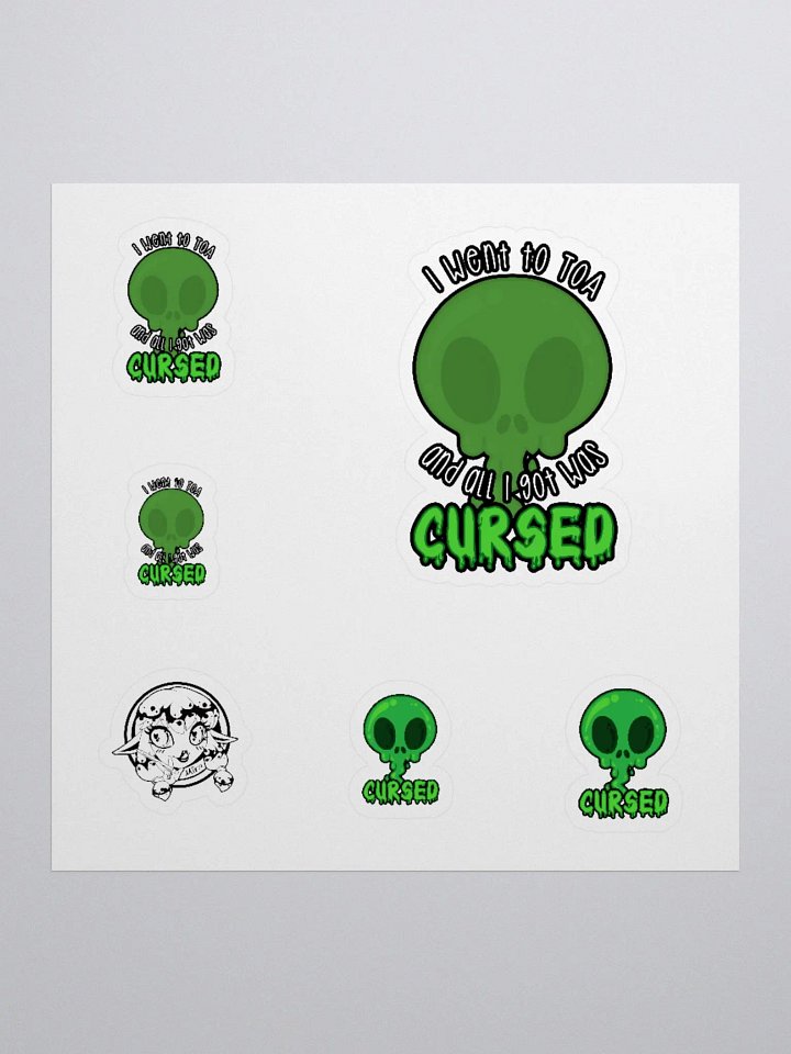 All I Got Was Cursed - Hunter - Sticker Sheet product image (1)