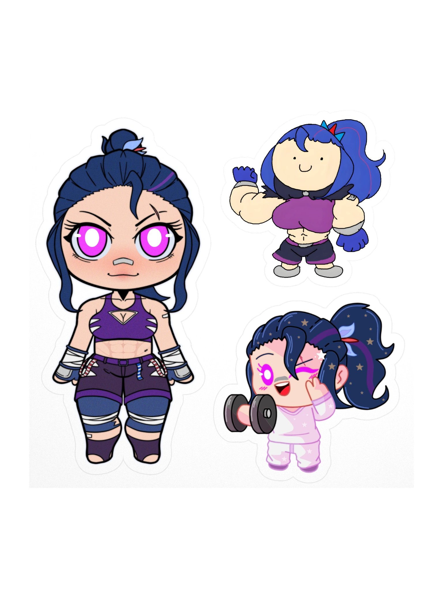 Chibi Drakya Stickers product image (1)