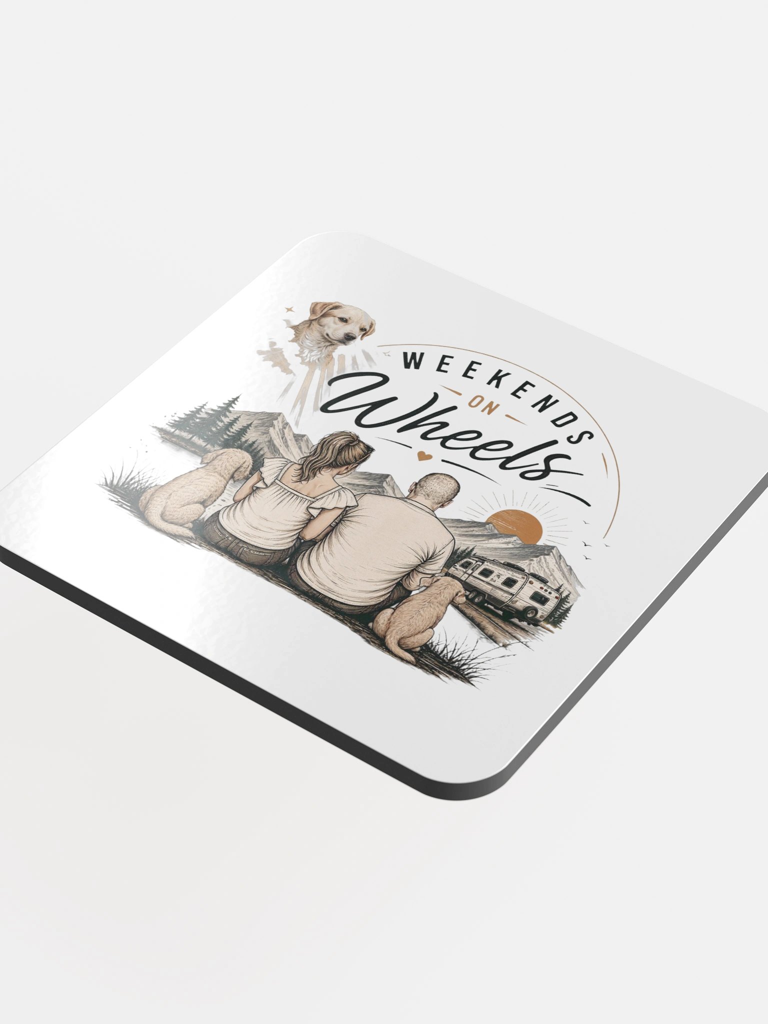 Two Days. Two Dogs. One Rig. Coasters product image (4)