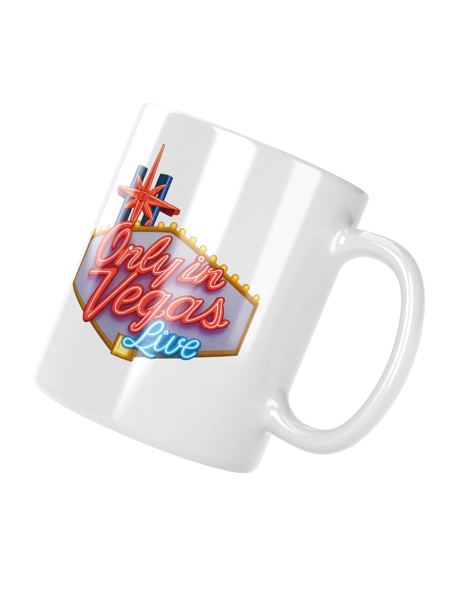 Fabulous Vegas Mornings White Mug product image (3)