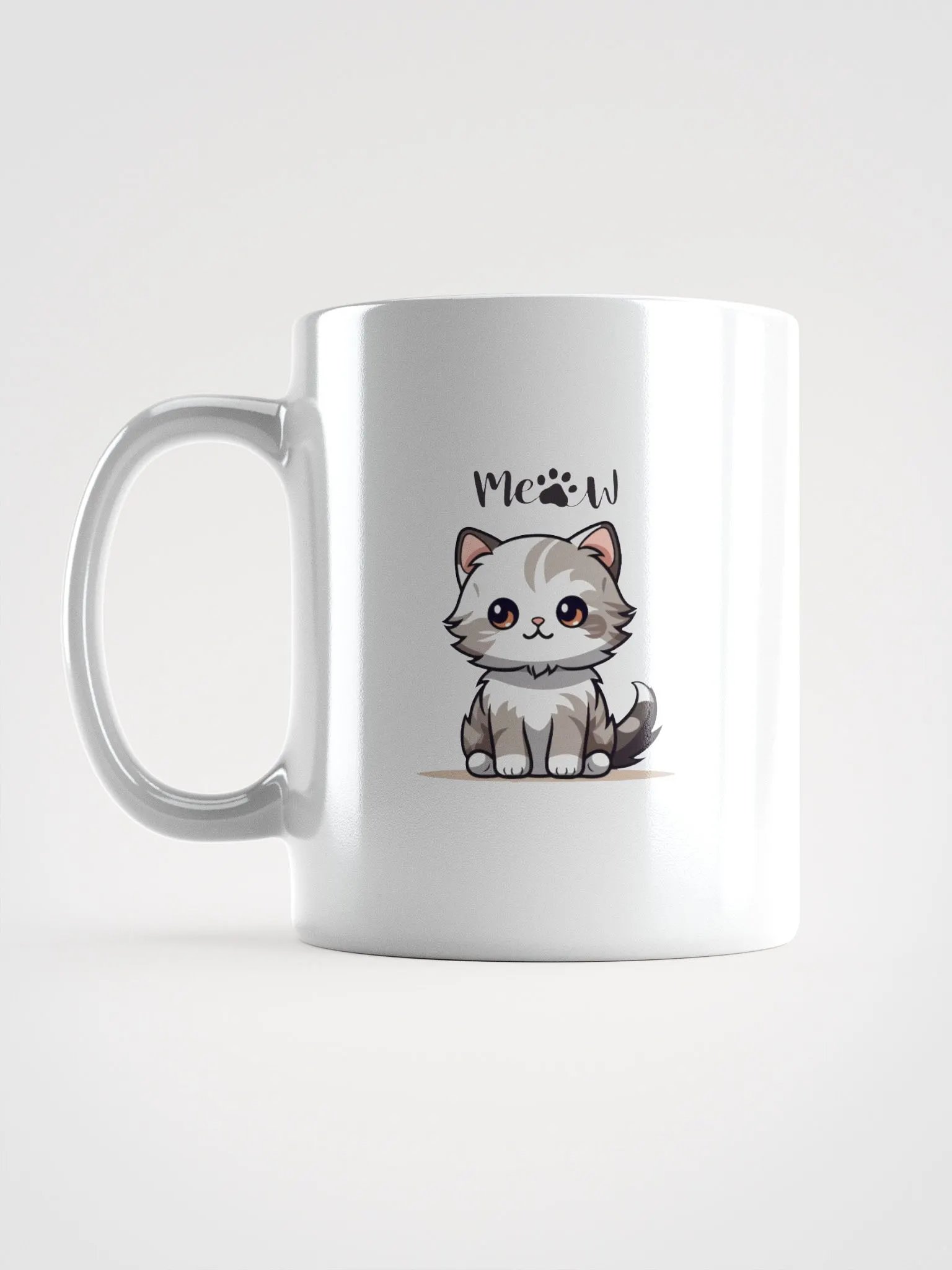 Poor Cat White Glossy Mug product image (16)