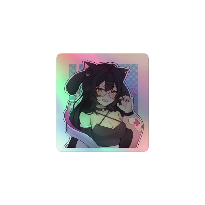 Sakura Sticker (Square/Holo) product image (1)