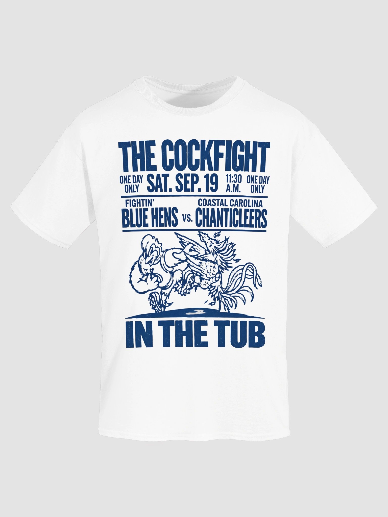 Coastal Carolina vs Delaware Cockfight In The Tub Gameday Shirt product image (6)