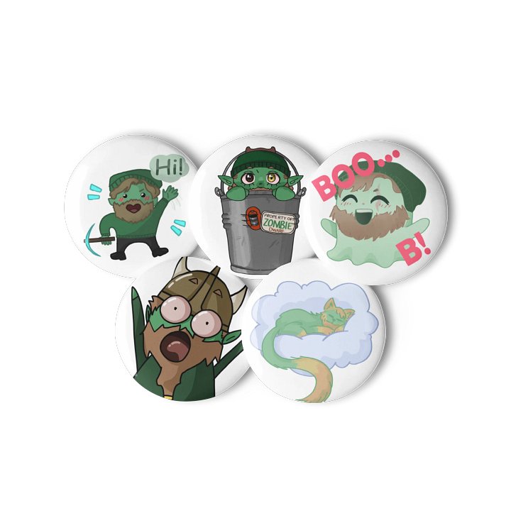Whimsical Zomb Pin Set product image (3)