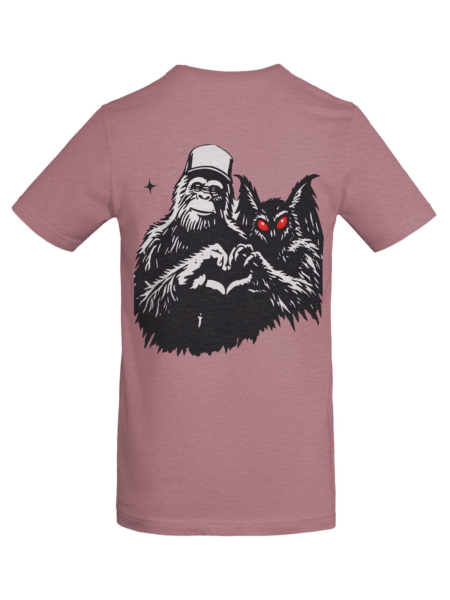 CRYPTID BESTIES W/ FRONT LOGO SUPER SOFT T-SHIRT (HEATHERED COLORS PT.2) product image (8)