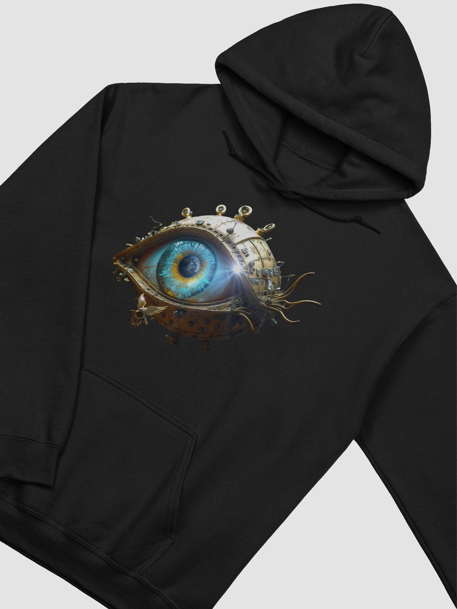 “Wake Up” single artwork hoodie – cinematic rock apparel from Seven Shades of Nothing – Gildan Classic Hoodie product image (3)