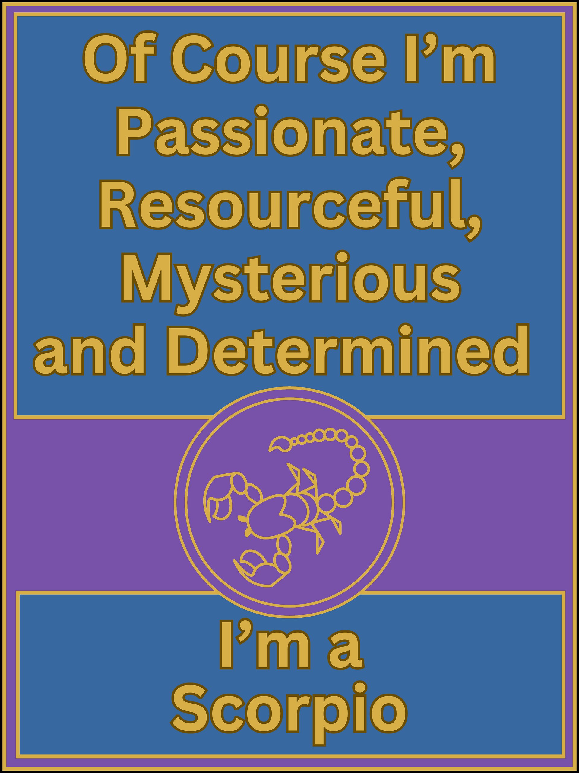 Of Course I’m Scorpio Zodiac Sign Sweatshirt, Zodiac Sign vibes, Scorpio Sweatshirt, Astrological Sweatshirt product image (2)
