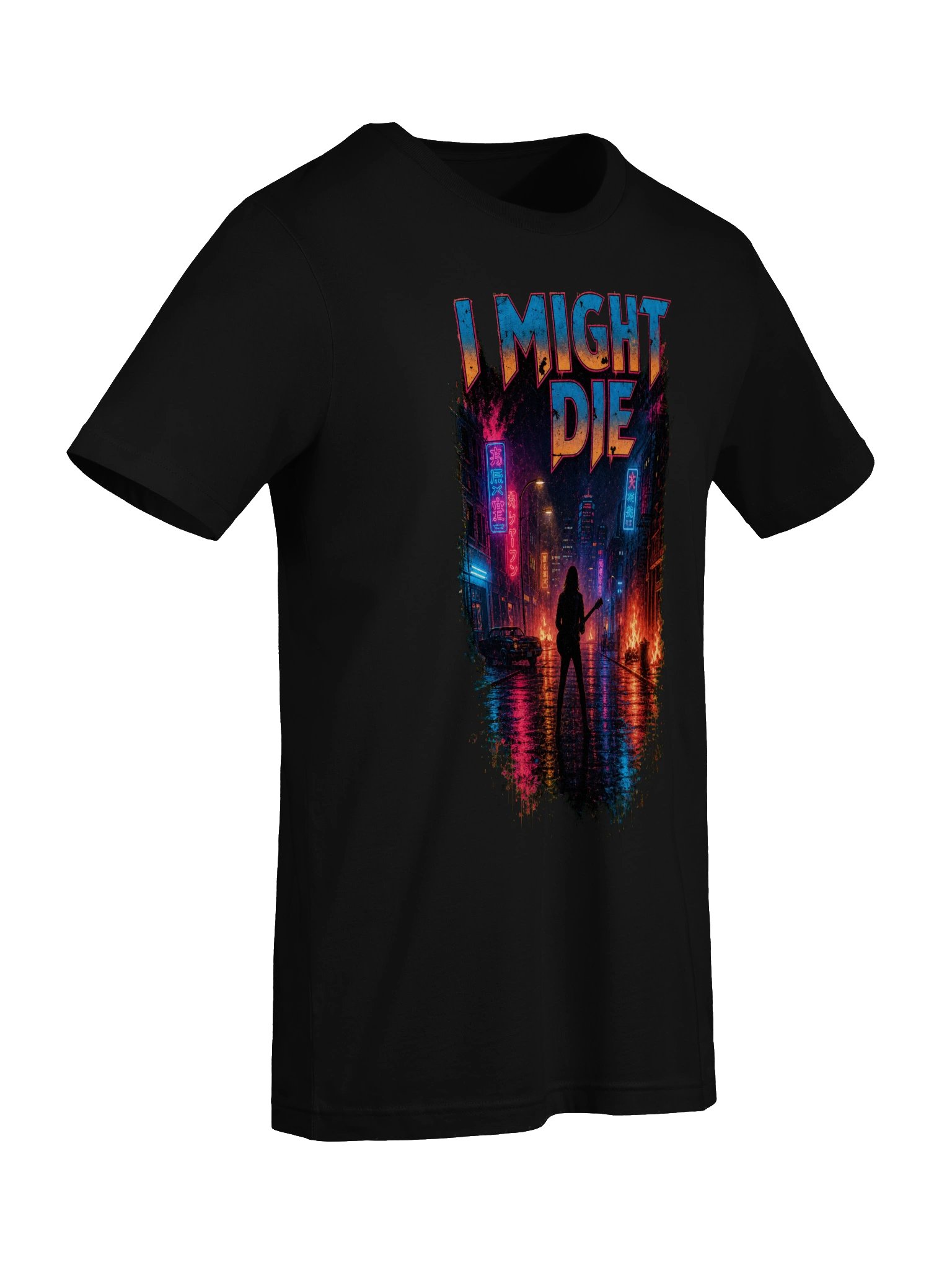 I MIGHT DIE — Neon City Tee product image (7)