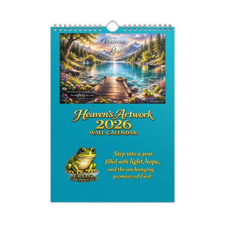 Heaven's Artwork 2026 Wall Calendar product image (1)