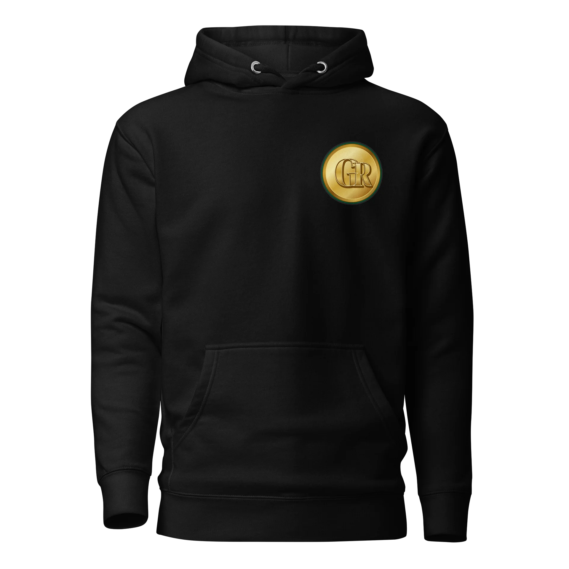 Midwest Gold Rush — Heritage Coin Hoodie | Black & Gold product image (1)