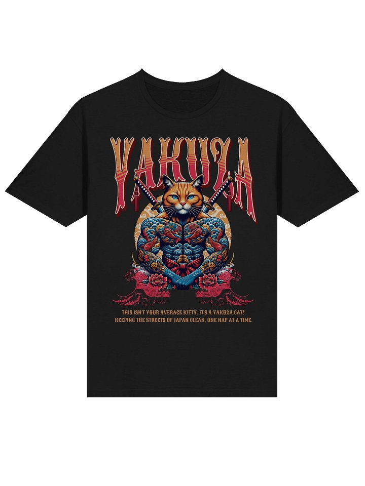 Yakuza Cat Samurai T-Shirt - Gildan Softstyle product image (2)