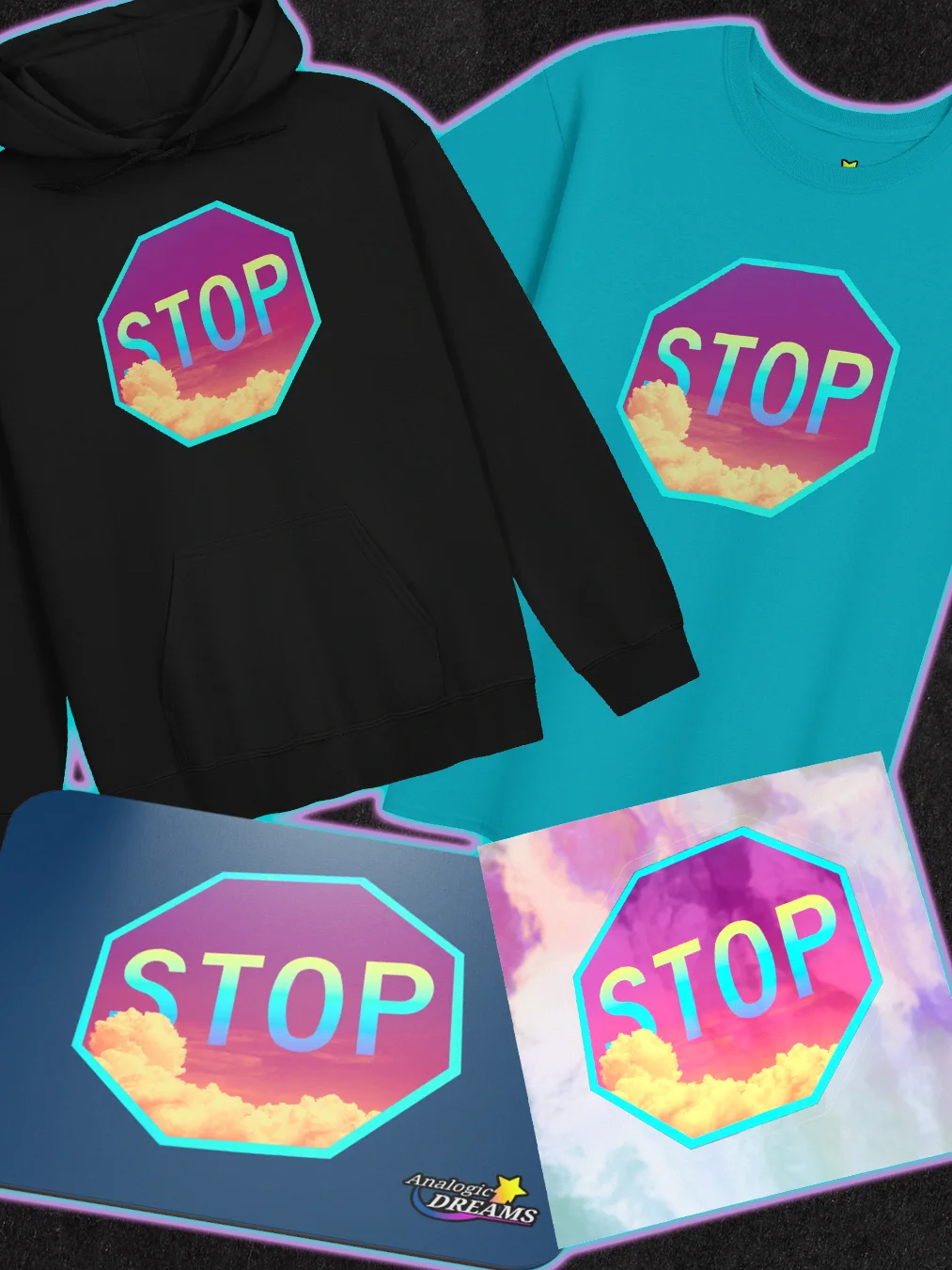 Stop Sign Clouds Bundle product image (1)