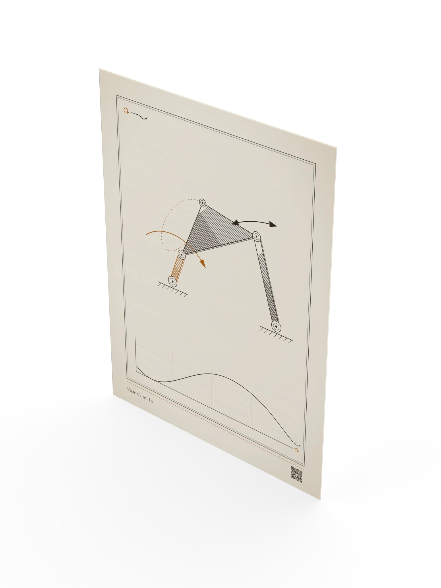 MOTION 07 · Four-bar linkage product image (3)