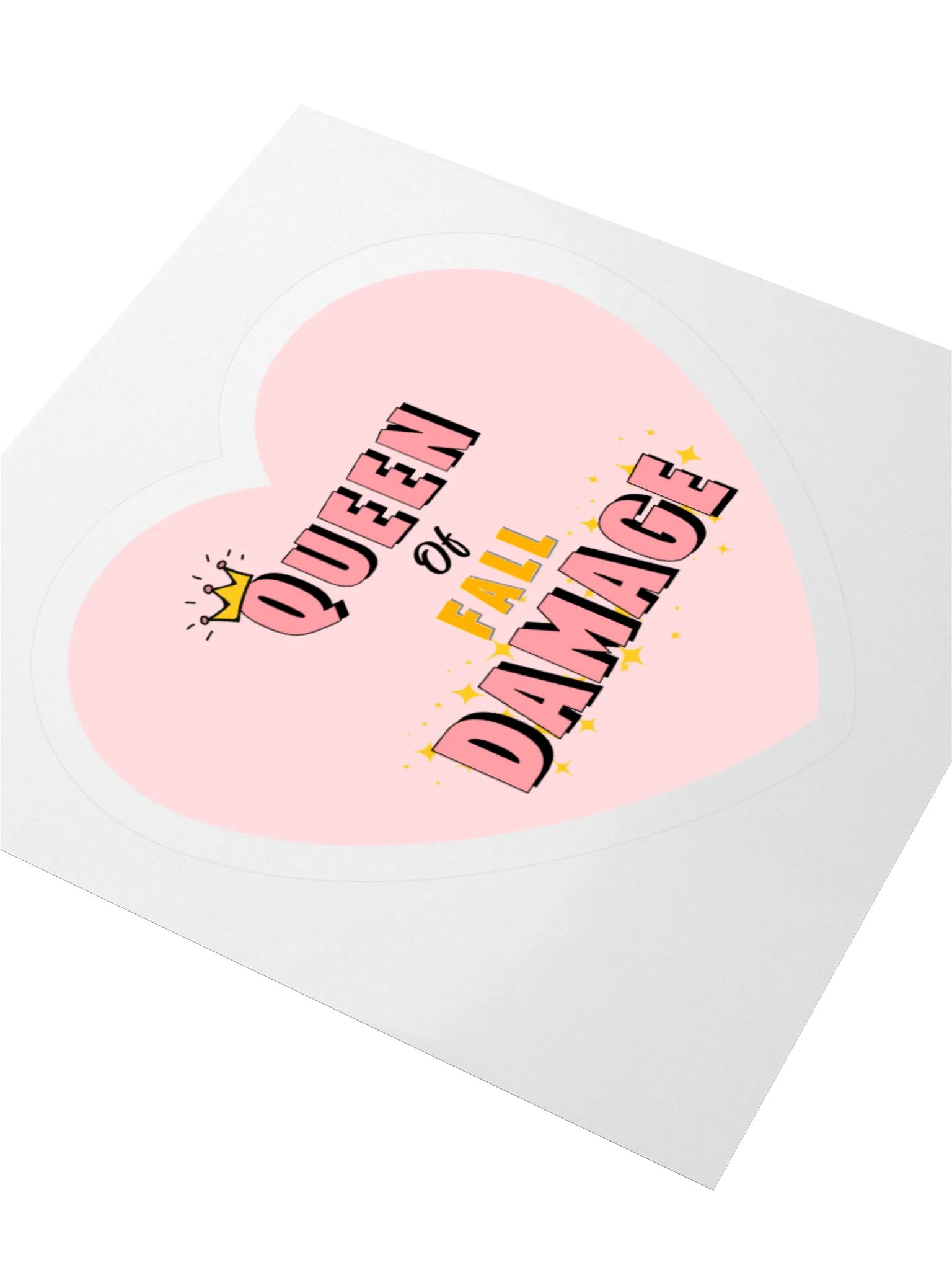 Queen of Fall Damage Vinyl Sticker product image (3)
