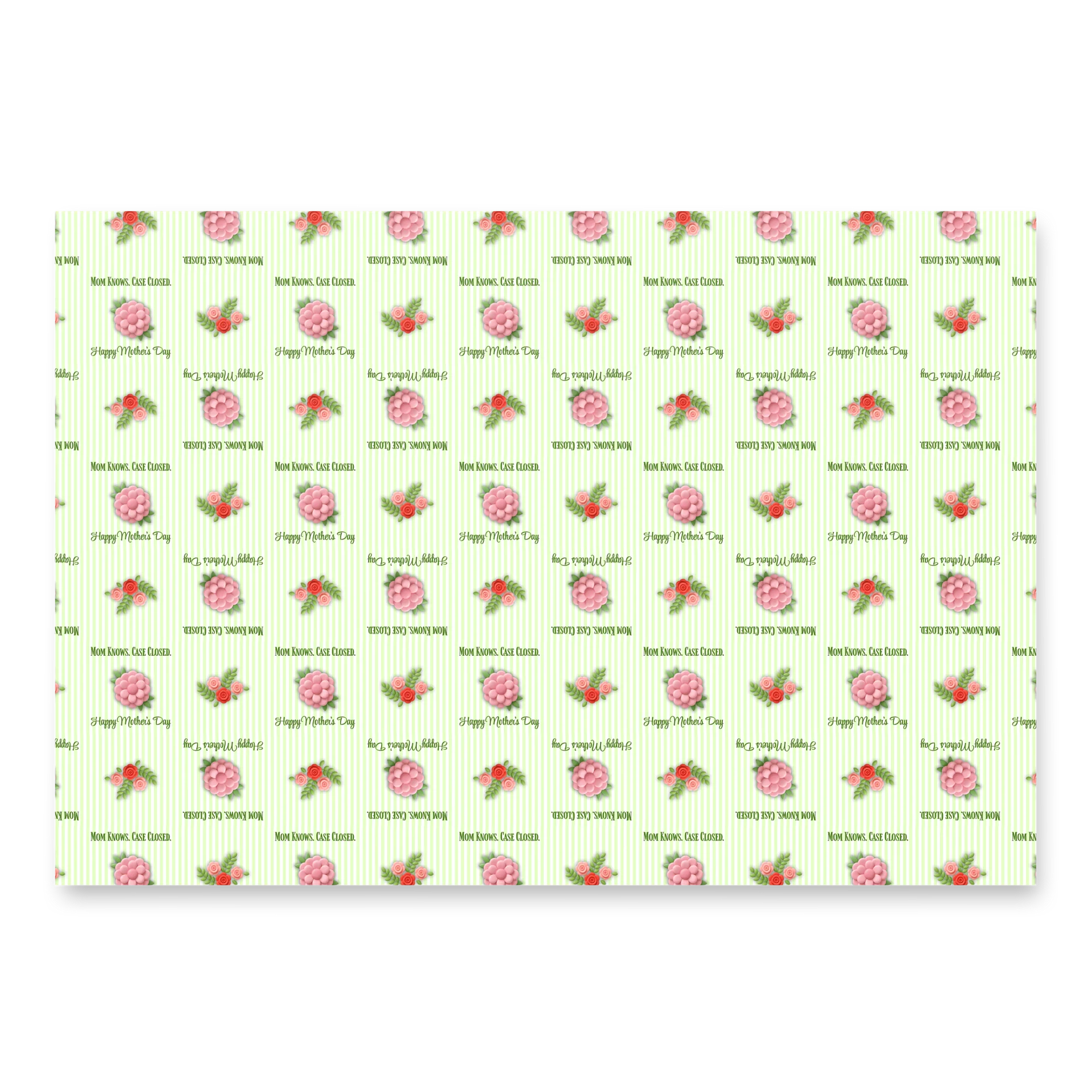 True Crime Mom Floral Gift Wrap Set product image (7)