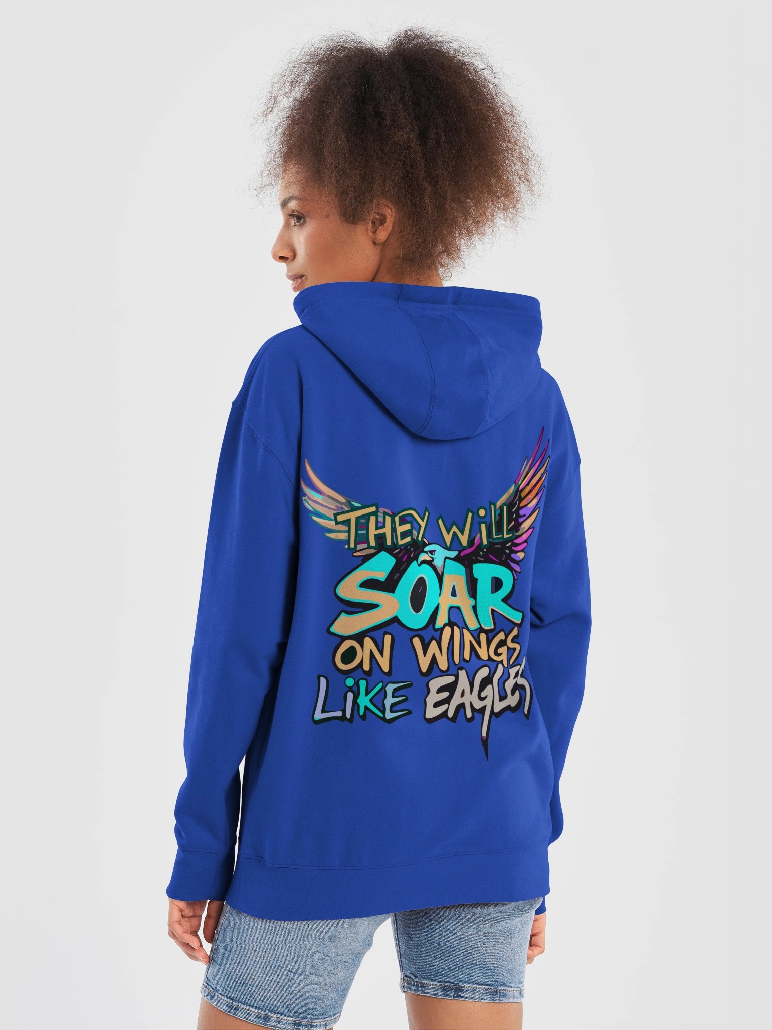 They Will Soar Bible Verse Graffiti Hoodie product image (20)