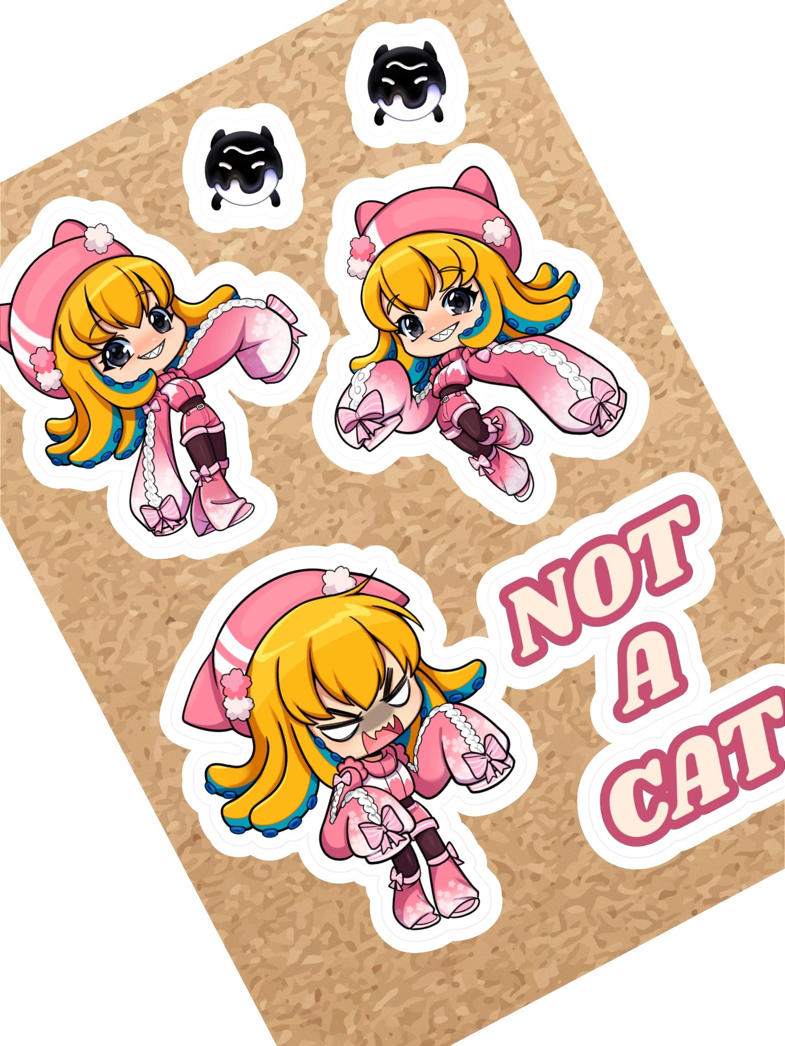 NOT A CAT - Sticker Sheet product image (1)