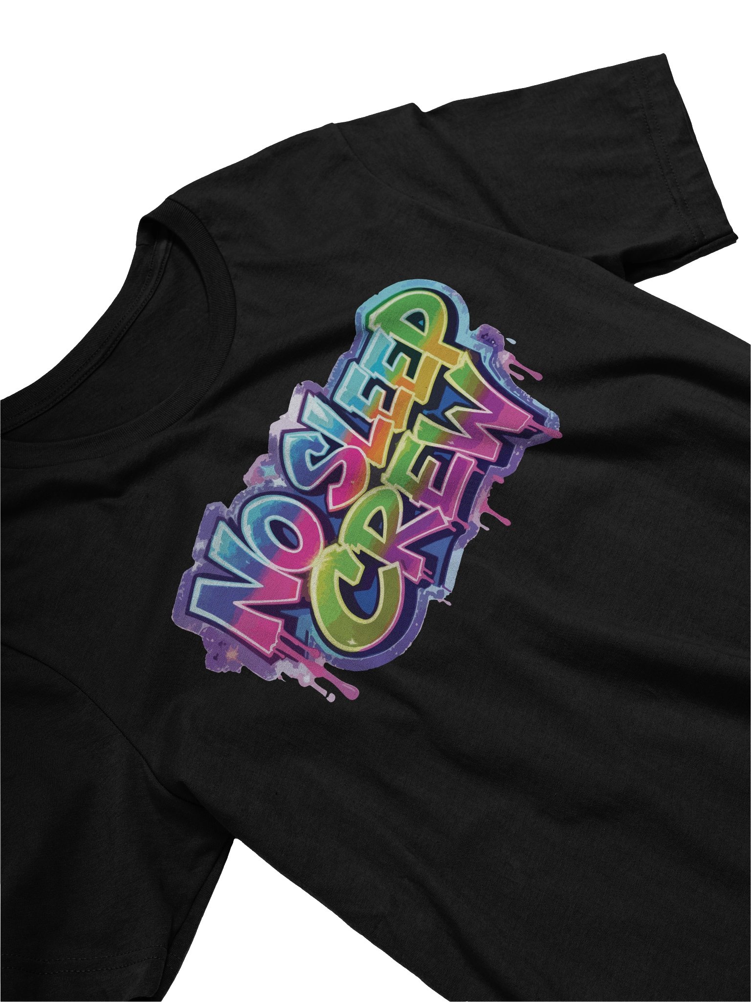 No Sleep Crew Graffiti T-Shirt - Unisex T-Shirt – Premium Printed T-Shirt for Everyday Casual & Streetwear product image (3)