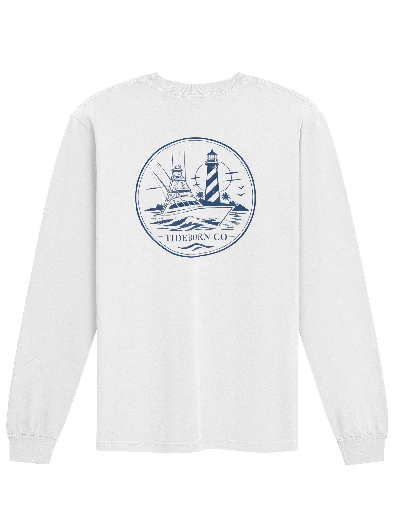 White Tideborn Long Sleeve Shirt product image (2)