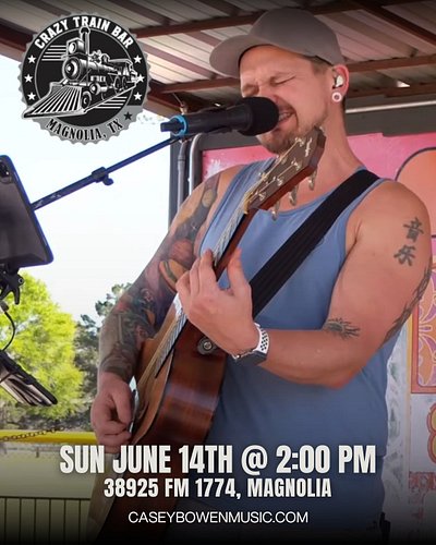 Come enjoy the music this weekend at @crazytrainbar