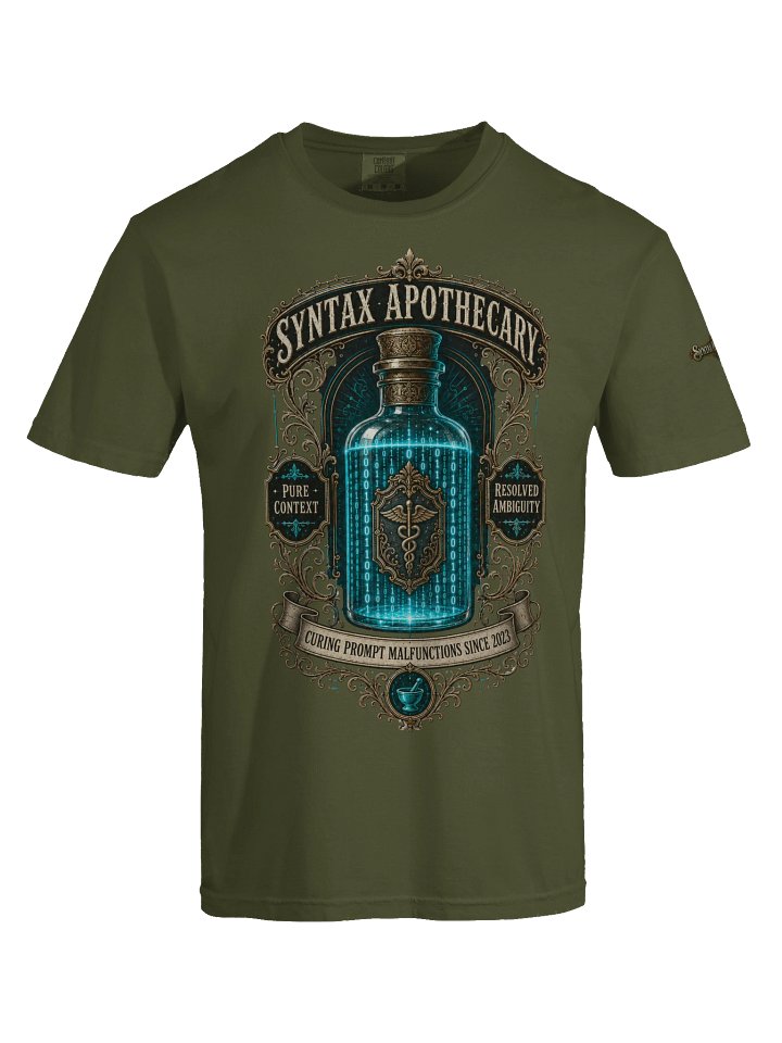 Syntax & Sarcasm — Syntax Apothecary Heavyweight Graphic T-Shirt product image (1)