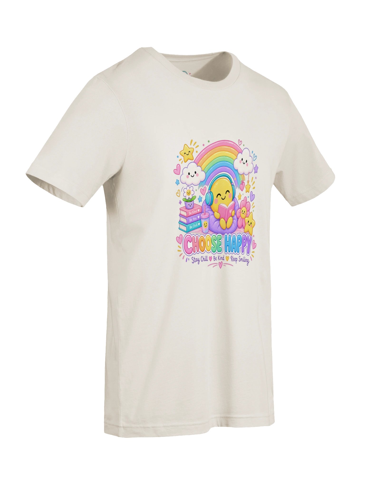 Choose Happy Kawaii Rainbow T-Shirt product image (19)